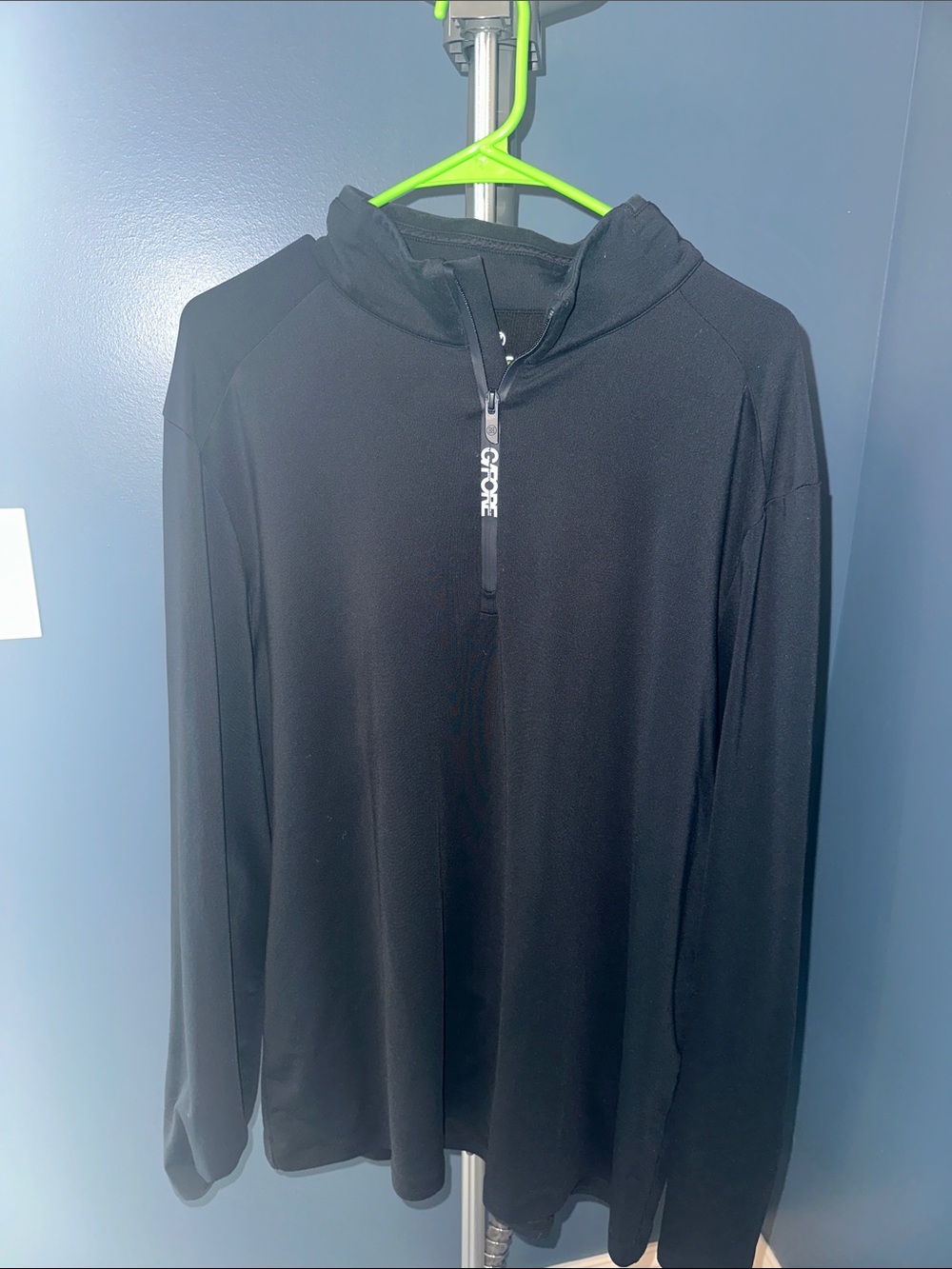 G/FORE Black Quarter-Zip Hoodie Pullover